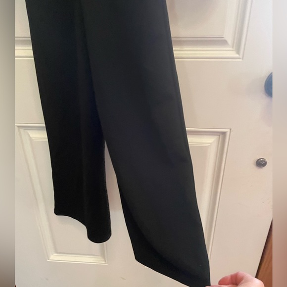 Girls Black Jumpsuit fits 8 Year Olds.Stretchy floral black on top half by SHEIN - Picture 7 of 14